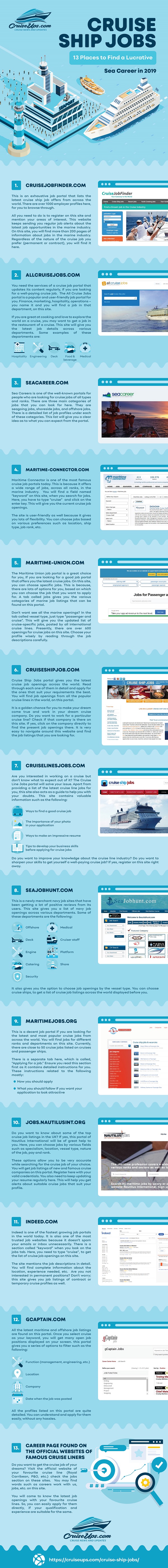 13 places to find cruise ship jobs