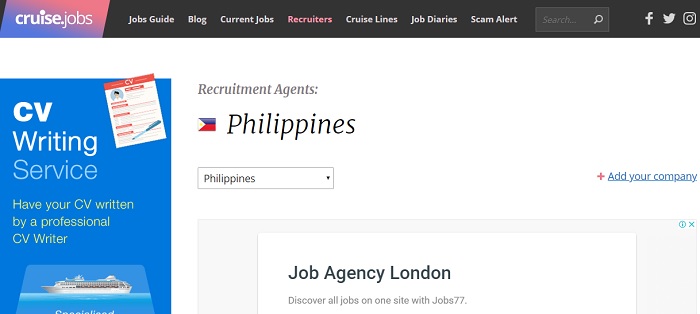 cruise.jobs philippines