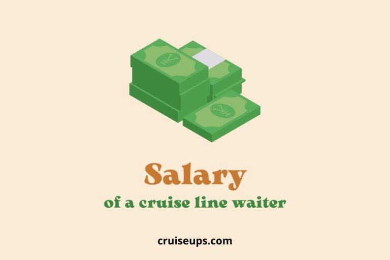 cruise ship waiter salary in us