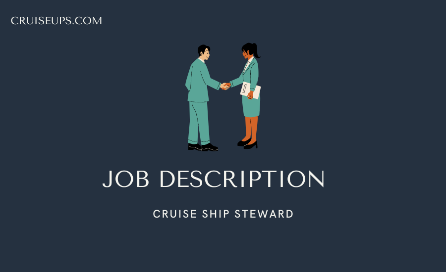 cruise ship steward job description